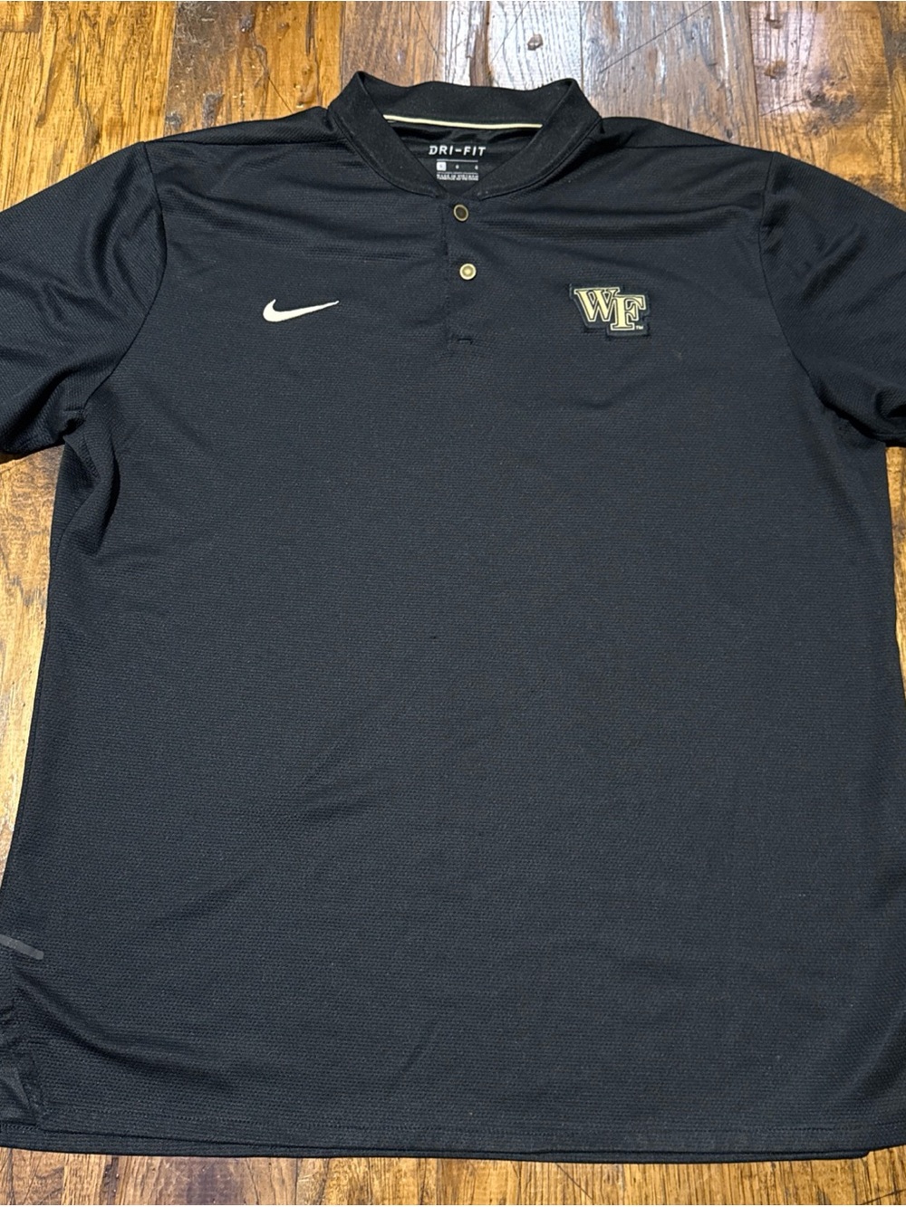 Nike Wake Forest Demon Deacons Blade Collar Polo Shirt Large